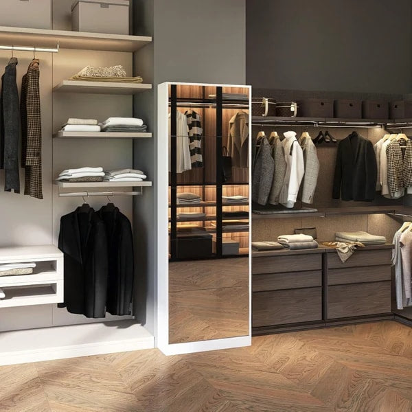 Luxury Shoe Cabinet with Mirror