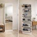 Luxury Shoe Cabinet with Mirror